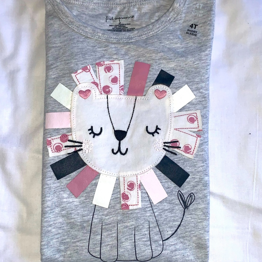 First Impressions - Girls Lion A-Line T-Shirt